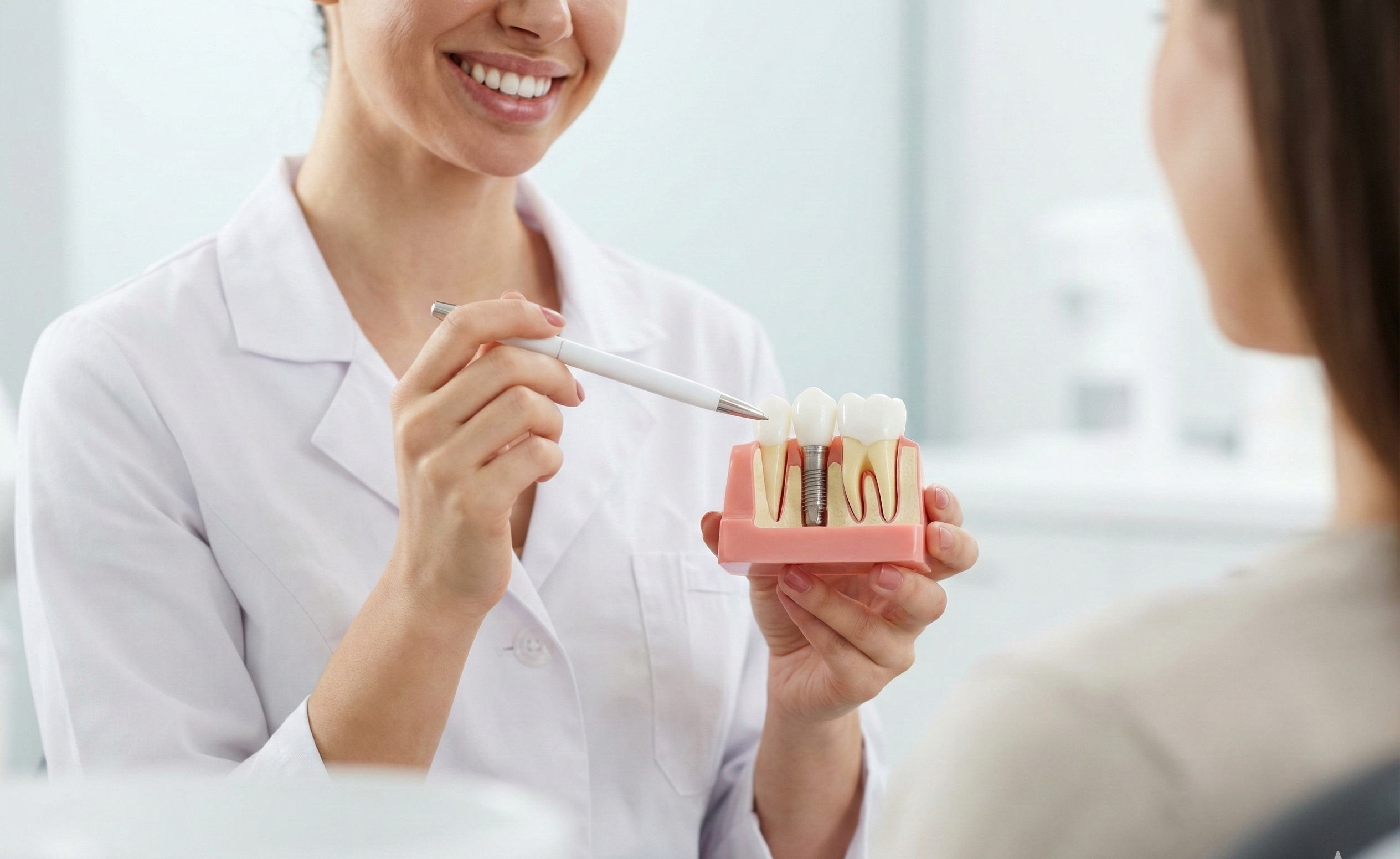 Diagram of a dental implant
